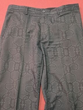Sligo Black And Grey Golf Pants Digital Snakeskin Pattern